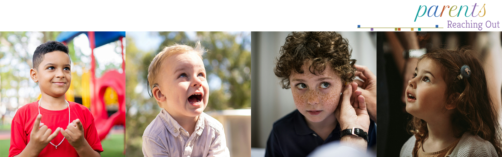 Parents Reaching Out hero - children with hearing differences